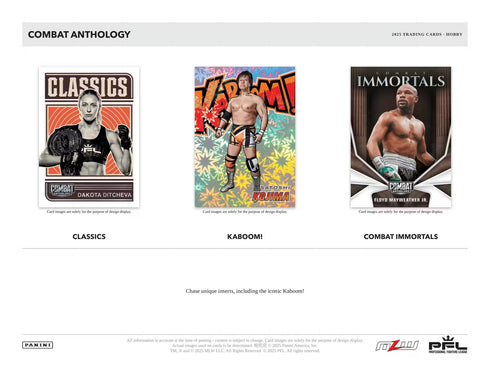 2025 PANINI PFL COMBAT ANTHOLOGY (PRESALE)
